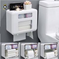ราคา ECOCO กล่องใส่ทิชชู กันน้ำ ติดผนังไม่ต้องเจาะ E1804** (4694421566)