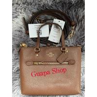 ราคา กระเป๋า COACH MINI GALLERY TOTE สีน้ำตาล (21818928816)