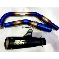 ราคา คอท่อบอม New R15, MT15, XSR 155 สีไทเท ขนาด2นิ้ว พร้อมปลายท่อ SC Moto GP สีดำ (7968371720)
