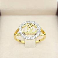 ราคา SK Jewelry แหวนเพชร CC ทองแท้ 9k (37.5%) เพชรแท้ หรูหรา ไฮๆ แหวนแถวฝั่งสอด SK-R0009 (7178705218)