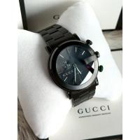 ราคา ⌚️Gucci 101M G-Round Chonoscope Tipple Black Men'size (48906681046)