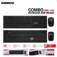 ราคา Gearmasterคีย์บอร์ด+เม้าส์ไร้สาย รุ่นGMK103 (24978439985)