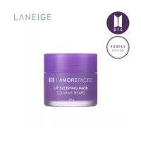 ราคา (สินค้าพร้อมส่ง/ของแท้) Laneige Lip Sleeping Mask Purple Edition กลิ่น Gummy Bear (limited-edition) x BTS (15146660570)