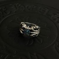 ราคา Chrome 925 Hearts s925 Sterling Silver Seiko Classic Diamond Iris Ring (51658790060)