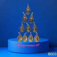 ราคา เหรียญเม็ดแตง ชุบนิเกิ้ลหลวงปู่ทวด วัดช้างให้ ปลุกเสกในอุโบสถ วัดช้างให้ จำนวน 10 องค์ (47003784743)