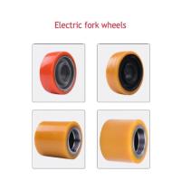 ราคา Electric Forklift Bearing Iron Core PU Polyurethane Forklift Heli Balance Wheel (53355732304)