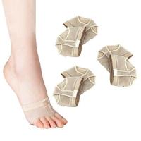 ราคา SUPVOX เต้นรำเท้าทอง 3 คู่พร้อมProfessional Paws Pads 1 คู่ สำหรับการเต้นรำบัลเล่ต์และ belly dance ขนาด L (50558337343)