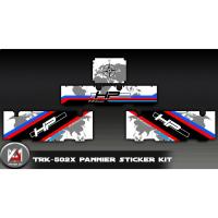 ราคา (Mr.AM) ชุดสติ๊กเกอร์ [เกรด Premium] Benelli TRK 502 Pannier (PANNIER 502 HP) (27200010725)