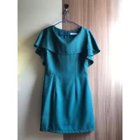 ราคา เดรสสั้น สีเขียวหัวเป็ด size M มือสอง 90% (269200714)
