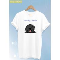 ราคา เสื้อยืดลายสุนัข ลาบราดอร์ สีดำ Black Labrador Dog Tshirt (21789785257)