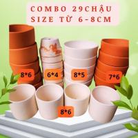 ราคา กระถางดินเผาสําหรับปลูก ไม้อวบน้ํา - ถ้วยตั้งแต่ 6-8ซม - ปลูก ฉ่ํา - ไร่มังกร (42813487727)