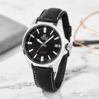 ราคา นาฬิกา Casio Edifice รุ่น EFV-100L-1A นาฬิกาผู้ชายสายหนัง ของแท้ 100% รับประกันศูนย์ CMG 1 ปีเต็ม (12834121819)