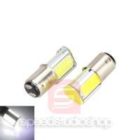 ราคา หลอดไฟ LED สามเหลี่ยม ขั้ว 1157 P21/5W BAY15D แบบเขี้ยว 2 จุด สำหรับไฟเบรค (สีขาว) 1 คู่ (1188313608)