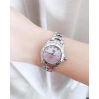 ราคา Tag heuer link G 3 pink pearl diamonds lady watch (21430116957)