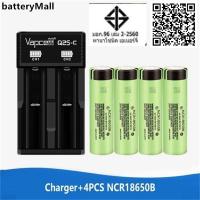 ราคา Panasonic 3.7V แบตเตอรี่ลิเธียมไอออนแบบชาร์จไฟได้ NCR18650B 3400mah พร้อมเครื่องชาร์จอัจฉริยะ Vapcell Q2S แบบช่องคู่ (27878292815)