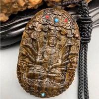 ราคา พระเครื่องไม้กฤษณาพันมือเจ้าแม่กวนอิมจี้ชายหญิงราศีหนู Benming พระพุทธรูปสร้อยคอไม้ Guanyin จี้พระโพธิสัตว์260412 (54058671927)