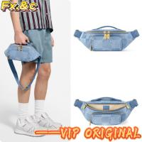 ราคา 【ก่อนสั่งสอบถาม】ราคา6300 N00205 กระเป๋า​คาด​เอว หนังแท้ กระเป๋าคาดอก Belt Bag size：15*8*30cm (50353049557)