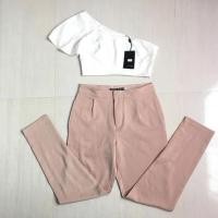 ราคา กางเกงขายาวสีชมพูกะปิ (ของใหม่นะคะ) (838685111)