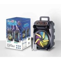 ราคา YE-081 TWS Wireless Bluetooth V5.3 Portable Speaker / Super Bass / LED Light / FM (28230418878)