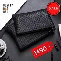 ราคา กระเป๋าถือ หนังแท้ทั้งใบ ทรงซิป ผิวสาน BTBB00AJL4 (11012864287)