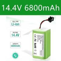 ราคา 14.4V แบตเตอรี่ลิเธียมไอออน 6800mAh สำหรับ Conga 990 1090 Tesvor X500 Ecovacs Deebot N79 N79S DN622 (55401223583)