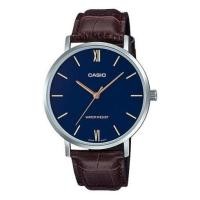 ราคา [ของแท้] Casio นาฬิกาข้อมือผู้ชาย รุ่น MTP-VT01L-2BUDF สายหนัง รับประกันศูนย์ CMG 1 ปี (25250538804)