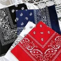 ราคา ผ้าเช็ดหน้า ผ้าโพกหัววินเทจ ขนาด 55x55 cm ลายลูกน้ำ paisley ใช้โพกหัวผูกผมชิคๆ (29227880500)