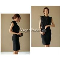 ราคา Mugen Fashion เดรสเกาหลีน่ารัก เดรสงานป้าย เดรสออกงาน ชุดทำงาน ชุดออกงาน (8178512957)