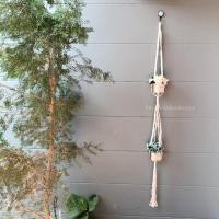 ราคา MACRAME มาคราเม่ สองชั้น เชือก ที่แขวนต้นไม้ แขวนกระถางต้นไม้ ประดับบ้าน (11004379040)