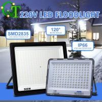 ราคา โคมไฟฟลัดไลท์ ไฟสว่าง สปอร์ตไลท์ LED 220V 50W/100W/150W/200W หลอดไฟ led ไฟสปอร์ตไลท์ ไฟถนน กันน้ำ แสงสีขาว (55907819714)