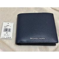 ราคา กระเป๋าตังค์ผู้ชาย หนังสีน้ำเงิน Navy Michael kors (26716422863)