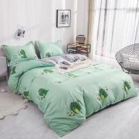 ราคา ขายส่ง ผ้าปูที่นอนและผ้านวม 4 ชิ้น ลายไดโนเสาร์สีเขียว (43413502117)