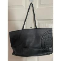 ราคา Tory Burch 'All T' East/West Tote สีดำ Pebble Leather (45909507142)