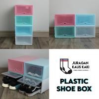 ราคา กล่องรองเท้าพลาสติกพับได้กล่องรองเท้าพลาสติกชั้นวางรองเท้าแตะ (41507031509)