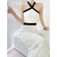 ราคา สไบแขนกุดและกระโปรงยาว สไตล์ใหม่สำหรับฤดูร้อน ออกแบบคลาสสิกและเรียบหรู (56758104552)