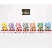 ราคา [MC731] ตุ๊กตุ่นตกแต่งบ้าน แมวกวัก แมวถือลูกแก้ว แมวกวักญี่ปุ่น (1 เซต ราคา 273 บาท) (23161612571)