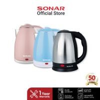 ราคา SONAR กาต้มน้ำไฟฟ้า 1.8 ลิตร รุ่น EK-180S / EK-181D ขนาดเล็ก กาต้มน้ำร้อน กระติกน้ำร้อน ราคาโดน กาน้ำสแตนเลส (289502152)