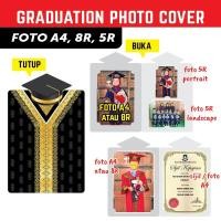 ราคา ผู้ถือ Foto Graduasi A4 8R 5R Foto Kelas โฟลเดอร์ Class Photo Cover Graduation Photo Holder โฟลเดอร์ Simpan Foto (41621859507)