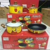 ราคา ชุดหม้อเคลือบอีนาเมล Snoopy ลิขสิทธิ์แท้ (244455261)