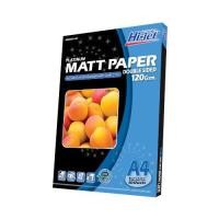 ราคา Hi-jet กระดาษอิงค์เจ็ท ผิวด้าน พิมพ์ได้สองด้าน Inkjet Platinum Matt Paper (Double-sided printing) 120 แกรม A4 50 แผ่น (975518417)