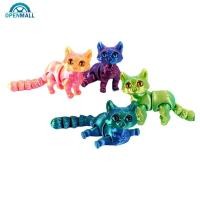 ราคา OPENMALL 3D พิมพ์แมวลูกอมที่มีสีสันแมวน่ารักตัวเลขการกระทํา Artware เดสก์ท็อปเครื่องประดับตกแต่งห้อง F6K2 (52356956112)