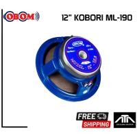 ราคา ( แพ็ค 1 ชิ้น ) ดอกลำโพง 12 นิ้ว OBOM 12" KOBORI ML-190 600 W 8 Ohm ดอกลำโพง 12 นิ้ว โอบอ้อม โกโบริ 12 นิ้ว ML-190 (13276456616)