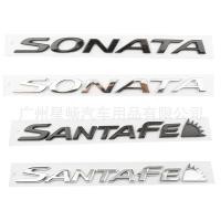 ราคา เหมาะสําหรับ Hyundai สไตล์ใหม่ SANTAFE SONATA โลโก้รถ ELANTRA SANFE SONATA รถด้านหลังรถสติกเกอร์โรงงานพร้อมสต็อก (50957588298)