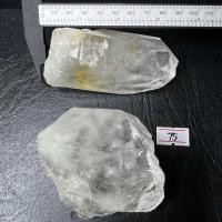 ราคา (B75) 386 กรัม หินควอตซ์ใส จากธรรมชาติ (Clear Quartz, Crystal Quart,เคลียควอตซ์) แร่ดิบ หินหายาก หินสะสม (50300293759)