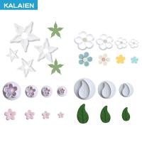 ราคา Kalaien 4รูปแบบคุ้กกี้3/4ชิ้นตัดชุดดอกไม้, ใบ, calyx รูปร่างตัดลูกสูบตรายางหมากฝรั่งวาง, sugarcraft, ดิน DIY เค้กเบเกอรี่ตกแต่งเครื่องมือ (23465010176)