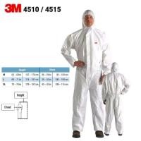 ราคา Sale พร้อมส่ง ชุด PPE 3M ป้องกันเชื้อโรค ป้องกันสารเคมี พ่นสี รุ่น 4510 / 4515 แท้ 100% (16527652886)