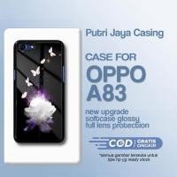 ราคา เคส HP ล่าสุด Oppo A83 - Oppo A83 - New Cute Cool Butterfly Flower Motif - Premium Glossy Hardcase - ล่าสุด Oppo Putri Jaya Casing Phone Softcase (43214694195)