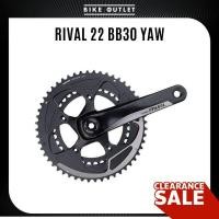 ราคา ล็อตสุดท้าย! จานหน้าจักรยาน SRAM RIVAL 22 BB30 YAW (170/172.5/175) 50/34・52/36 ⚙️ ของแท้ (53502993769)