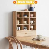 ราคา Display Rack Cup Holder Duobao Pavilion Tea Set Tea Cup Decoration Storage Shelf Wooden hand-made display cabinet (54152962135)