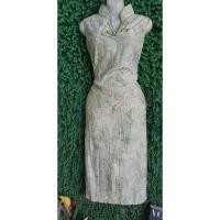 ราคา ชุดกี่เพ้าลายดอกไม้สีฟ้า (28131252796)